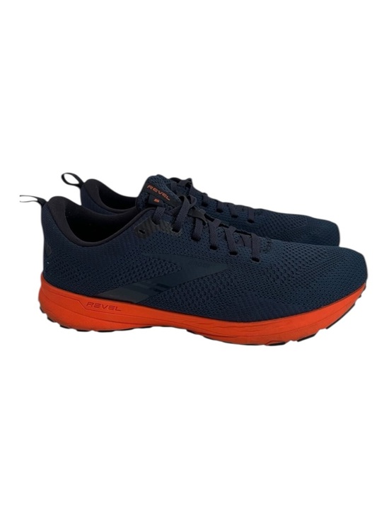 Brooks Other - Brooks Revel 5 Running Sneaker Shoes In Blue Orange Men Size 11